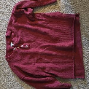 Rustic Maple Henley Sweater